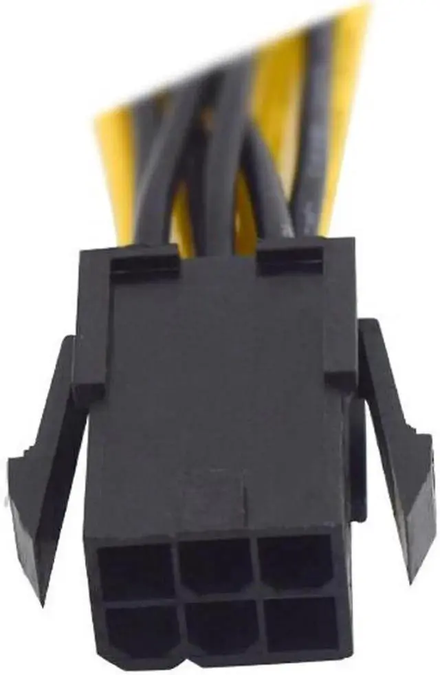 Alt view image 4 of 4 - 6pin to 2*8pin(6+2)pin for miner Molex 6 pin PCI E to 2*PCIe 8 (6+2) pin Graphics Video Card PCI-e VGA Splitter Hub Power Cable