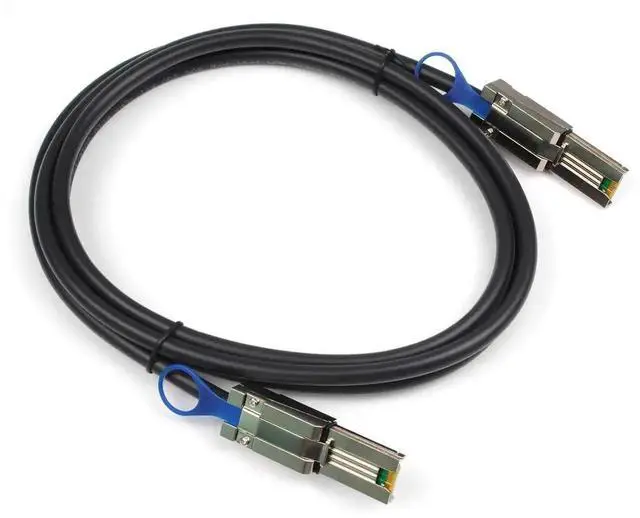 Alt view image 3 of 6 - Aomoproing Mini SAS26P SFF-8088 to SFF-8088 2M 6.6 feet External Cable Attached SCSI