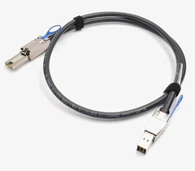 Alt view image 4 of 7 - Aomoproing 2PCS External HD Mini SAS SFF-8644 to SFF-8088 1m 3.3FT Cable