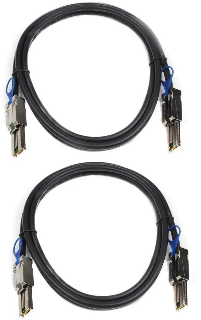 Main image of Aomoproing 2PCS Mini SAS26P SFF-8088 to SFF-8088 2M 6.6 feet External Cable Attached SCSI