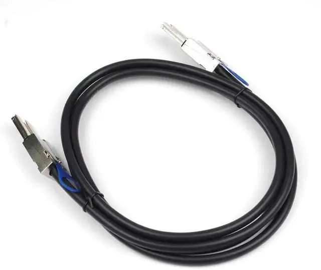 Alt view image 3 of 5 - Aomoproing 2PCS Mini SAS26P SFF-8088 to SFF-8088 2M 6.6 feet External Cable Attached SCSI