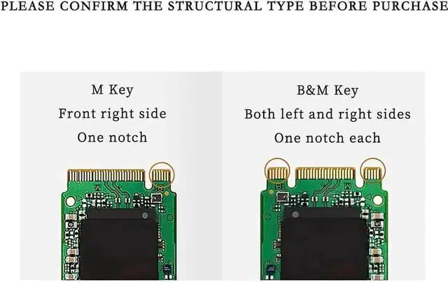 Alt view image 2 of 6 - Aomoproing NVMe SSD Adapter Board UR108 M.2 to USB 3.2 Gen2 Converter, 10Gbps Transfer Speed, RTL9210CN Controller, Wide System Compatibility, Plug and Play