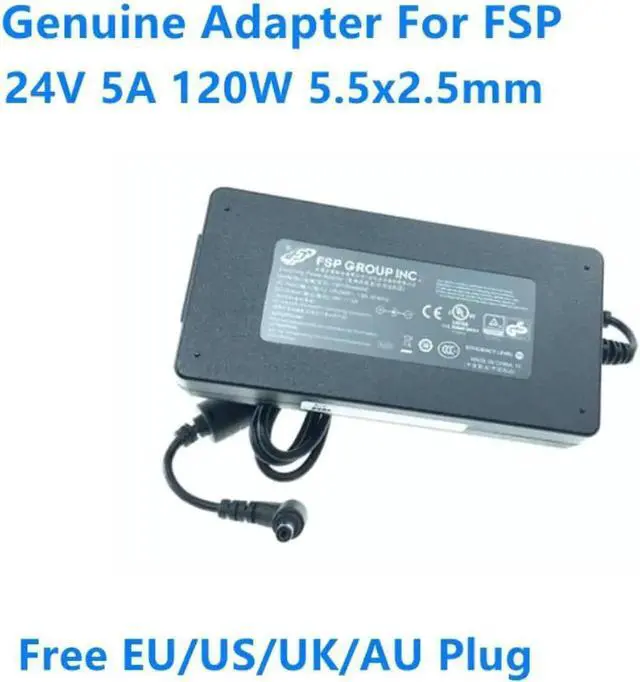 Main image of Aomoproing 24V 5A 120W 5.5x2.5mm FSP FSP120-AAAN2 AC Power Supply Adapter For Monitor Laptop Power Charger