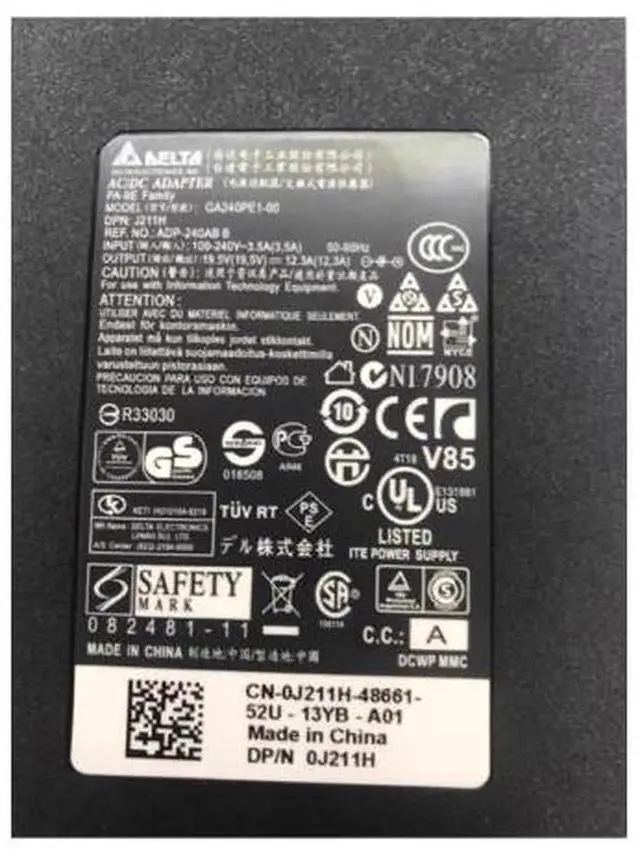 Alt view image 3 of 4 - Aomoproing ,M68-6600,R5-R2 power supply, 19.5V, 12.3A adapter, 240W