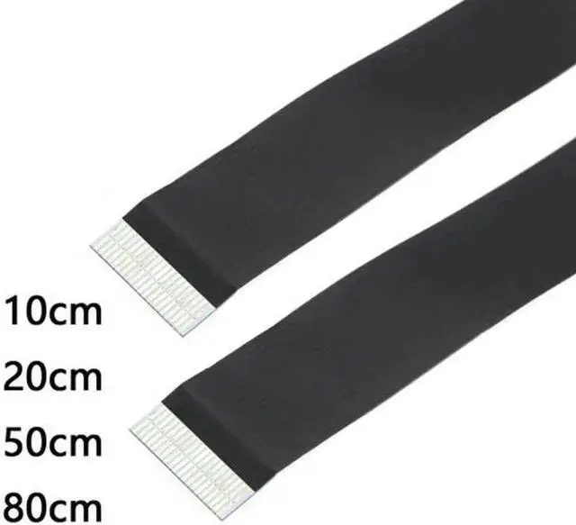 Alt view image 6 of 7 - Aomoproing Left Angled 90 Degree HDMI Male to Female FPC Flat Cable for HDTV Multicopter Aerial Photography 2.6"