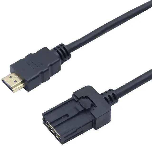 Main image of Aomoproing High-Definition E Type Male to AM Male Car 4K Audio Video Cable \u2013 Compatible with HDMI 2.0, Anti-Vibration High Speed Digital Multimedia Connector, Supports 4K Ultra HD (2M)