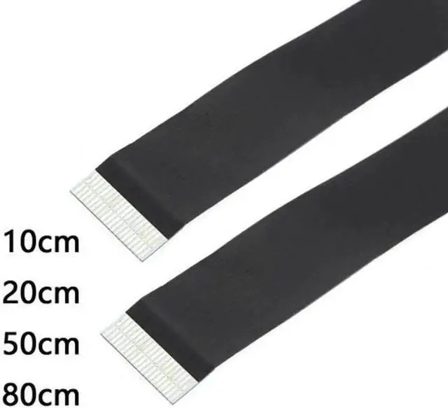 Alt view image 3 of 7 - Aomoproing FPV HDMI Male to Right Angled 90D HDMI Male HDTV FPC Flat Cable for FPV HDTV Multicopter Aerial Photography