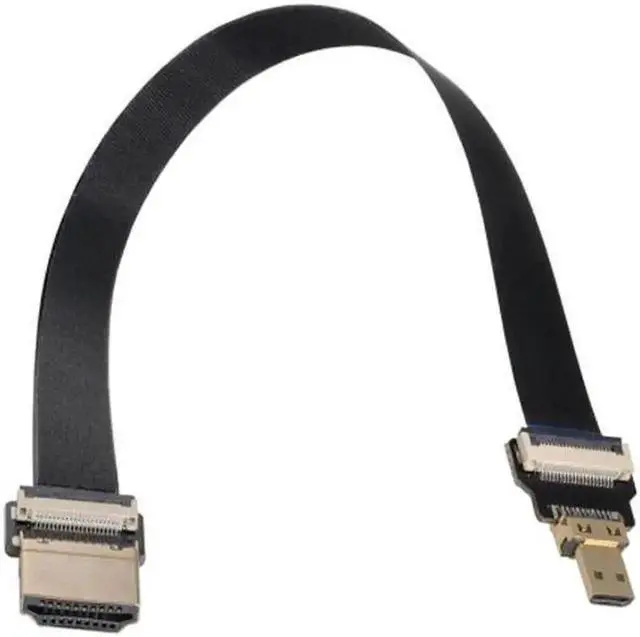 Alt view image 4 of 7 - Aomoproing HDMI Male to Micro HDMI Male Extension FPC Flat Cable 1080P for FPV HDTV Multicopter Aerial Photography