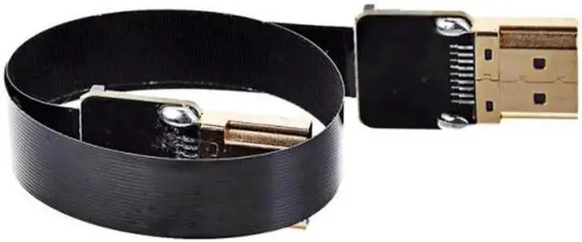 Alt view image 4 of 7 - Aomoproing HDMI Type A Male to HDMI Male HDTV FPC Flat Cable for FPV HDTV Multicopter Aerial Photography