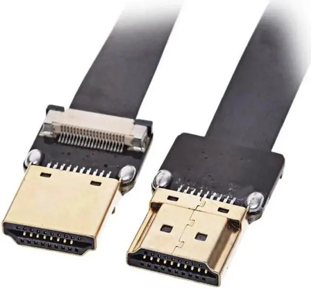 Alt view image 5 of 7 - Aomoproing HDMI Type A Male to HDMI Male HDTV FPC Flat Cable for FPV HDTV Multicopter Aerial Photography