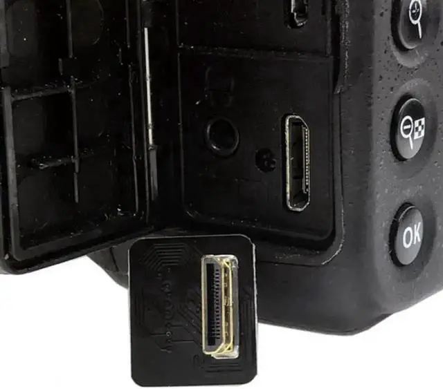 Alt view image 2 of 7 - Aomoproing 90 Degree Up Angled FPV Mini HDMI Male to HDMI Male FPC Flat Cable 20cm for FPV HDTV Multicopter Aerial Photography