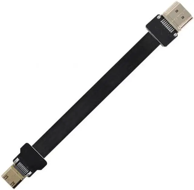 Alt view image 5 of 7 - Aomoproing Mini HDMI Male to HDMI Male FPC Flat Cable 1080P for FPV HDTV Multicopter Aerial Photography