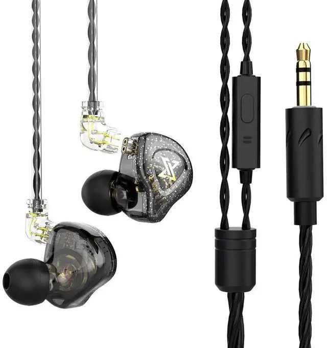 Main image of Aomoproing QKZ AK6 MAX In-ear DynamicTransducer Headphones with HiFi Sound.Deep Bass, Line Control, Wired Headphones, Wholesale New Model black