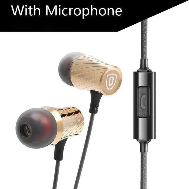 Main image of Aomoproing QKZ DM3 Metal Sound Heavy Bass Headphones - In-ear style, suitable formobile phones, computers and MP3 players - Extremely powerful bass sound.