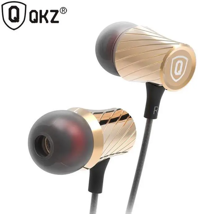 Alt view image 3 of 3 - Aomoproing QKZ DM3 Metal Sound Heavy Bass Headphones - In-ear style, suitable formobile phones, computers and MP3 players - Extremely powerful bass sound.