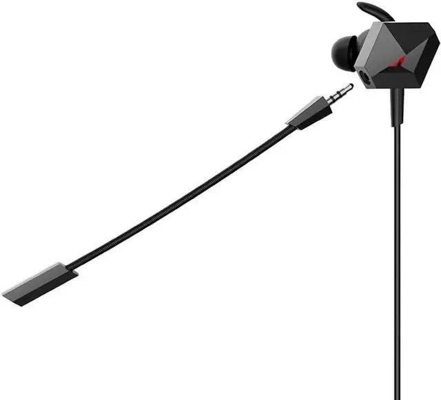 Alt view image 2 of 5 - Aomoproing THS108C1 Gaming Earphones Wired Earbuds In-Ear Headphone with Mic for Computer PC Xbox PS4 Gamer