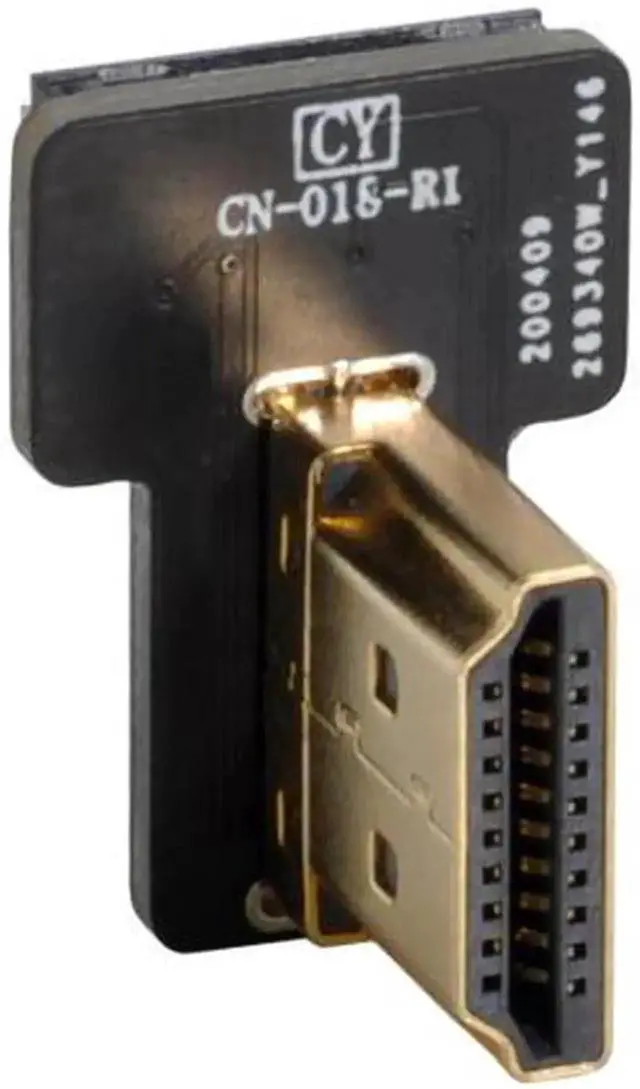 Alt view image 7 of 7 - Aomoproing HDMI Type A Male Connector Right Angled 90 Degree for FPV HDTV Multicopter Aerial Photography