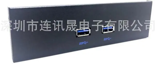 Main image of Aomoproing 2 USB 3.0 front panel connectors for 19/20 pins to USB 3.0optical drive position, front panel connection cable
