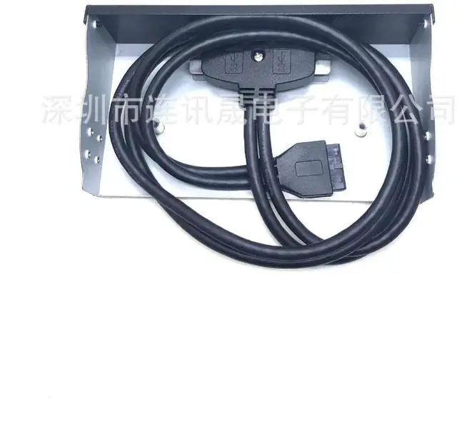 Alt view image 4 of 4 - Aomoproing 2 USB 3.0 front panel connectors for 19/20 pins to USB 3.0optical drive position, front panel connection cable