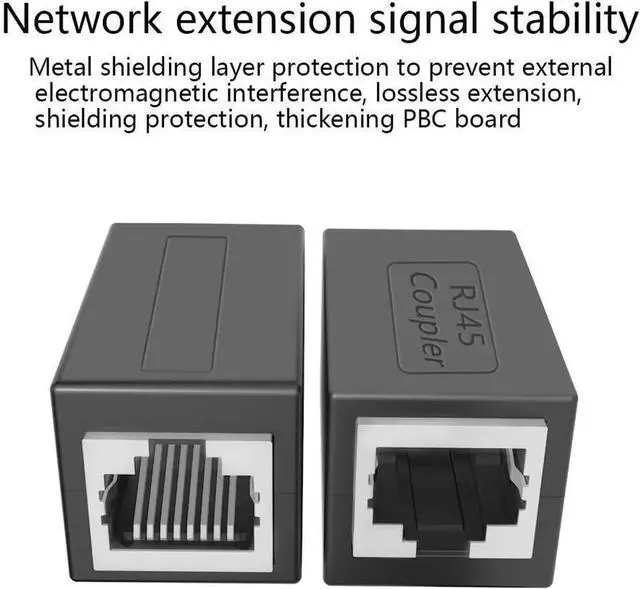Alt view image 6 of 6 - Aomoproing Six types of shielding for patch cords, RJ45 network straight-through connectors, patchcord to patch panel adapters, patch panel to patch cord extenders, and gigabit networks