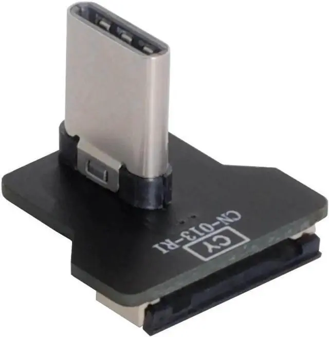 Alt view image 3 of 7 - Aomoproing Type-C USB-C USB2.0 Male Right Angled Connector for FPV HDTV Multicopter Aerial Photography CP11B-500