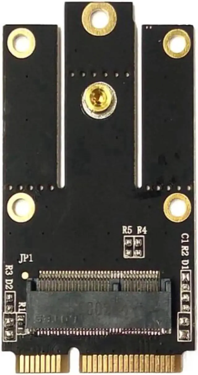 Alt view image 3 of 3 - Aomoproing NGFF to mini pci-e adapter card m.2 to mini pcie wireless network card Bluetooth for 8260AC 7260AC 7265AC 3165AC 3160AC 8260AC