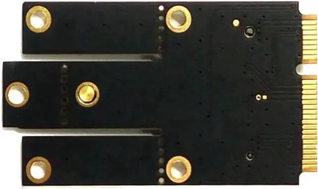 Alt view image 2 of 3 - Aomoproing NGFF to mini pci-e adapter card m.2 to mini pcie wireless network card Bluetooth for 8260AC 7260AC 7265AC 3165AC 3160AC 8260AC