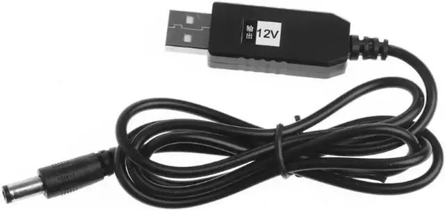 Alt view image 3 of 4 - Aomoproing USB Cable for Dc 5V Boost to 12V Voltage Converter USB Power Boost Line Step Up Boost Chargers USB Power Charge