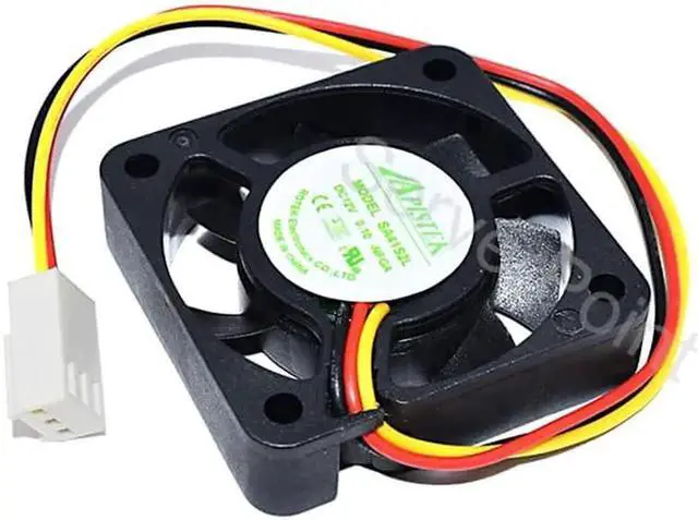 Alt view image 2 of 2 - Aomoproing For APISTEK SA41S2LDC 12V 0.1A 40x40x10mm 3-wire Server Cooling Fan