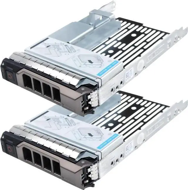Alt view image 4 of 4 - 3.5" Hard Drive Tray Caddy with 2.5" Drive Adapter Compatible with D-ELL PowerEdge Servers R430 T430 R530 T630 R730 R930 R420 T420 R520 T620 R720 R410 R415 T410 5510 R515 T610 R710 T710, 2 PACK
