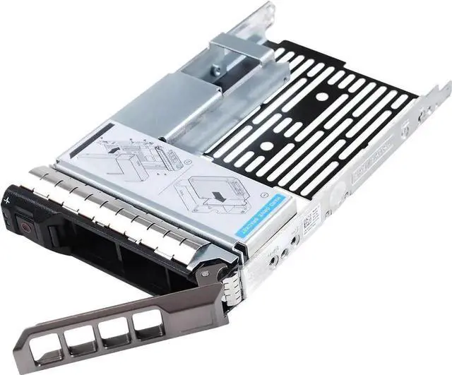Alt view image 3 of 4 - 3.5" Hard Drive Tray Caddy with 2.5" Drive Adapter Compatible with D-ELL PowerEdge Servers R430 T430 R530 T630 R730 R930 R420 T420 R520 T620 R720 R410 R415 T410 5510 R515 T610 R710 T710, 2 PACK