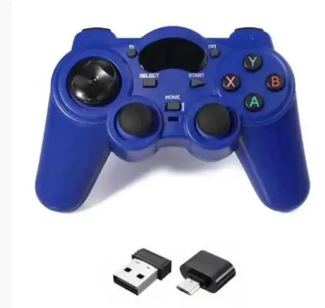 Main image of Aomoproing 2.4G wireless game controller for PS3, Pc 360, computer, TV, Android phone, TV BOX, Steam game controller blue