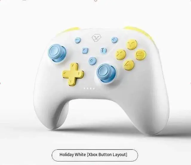 Main image of Aomoproing Australian-Canadian Lion Switch2 motion-sensing vibration game controllerforios, Android and PC(three-mode wireless Bluetooth,Rococo design) Holiday White