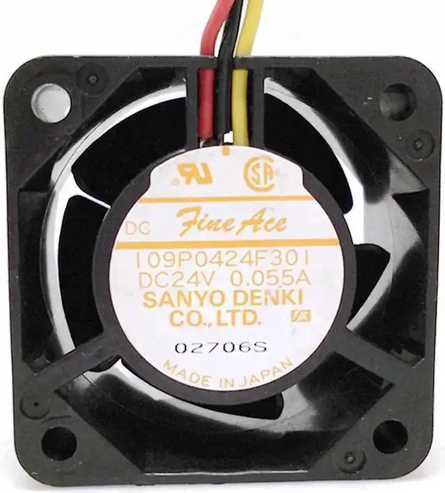 Main image of Aomoproing For Sanyo 4028 fan 109p0424f301 24v 4cm 0.055A double ball frequency converter cooling fan
