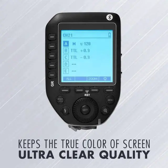 Alt view image 6 of 7 - WISDUM ProOptic Glass Screen Protector Ultra for Flashpoint R2 XPro II Wireless Flash Trigger