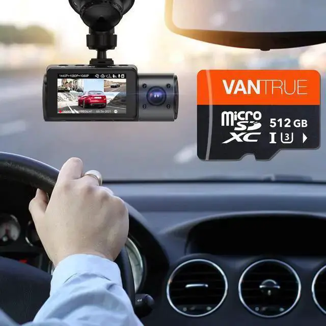 Alt view image 3 of 7 - WISDUM 512GB microSDXC UHS-I U3 4K UHD Video High Speed Transfer Monitoring SD Card with Adapter for Dash Cams, Body Cams, Action Camera, Surveillance & Security Cams