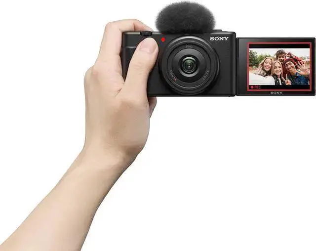 Main image of WISDUM ZV-1F Black Vlog Camera For Content Creators & Vloggers - ZV1F/B