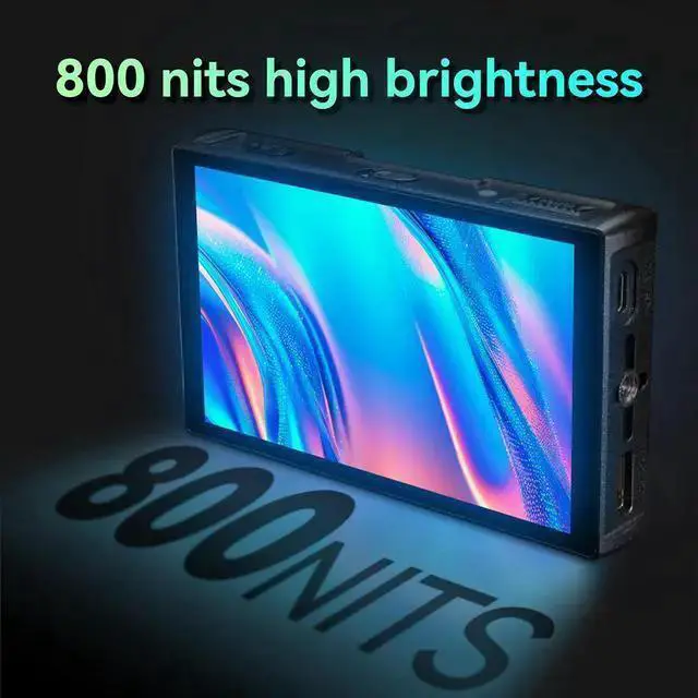 Alt view image 7 of 7 - WISDUM Portkeys PT5 III Camera Monitor 5.4" 800nits Field Monitor with USB 3.0 Type-C Port Support Waveform, Histogram, Peaking, False Color, and 3D LUT Function for DSLR Camera