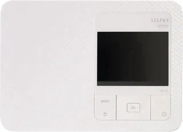 Alt view image 2 of 6 - WISDUM SELPHY CP1500 Compact Photo Printer (White) with 3x KP-108IN Selphy Color Ink 4x6 Paper Set 3115B001