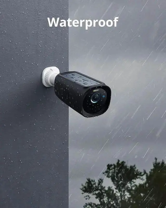 Alt view image 5 of 6 - WISDUM Eufy Security eufyCam 3 Skin (2-Pack) - Camera Protective Casing, Ideal for Outdoor Use, Easy Installation, Guards Against Rain