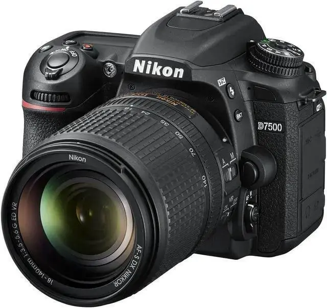 Alt view image 3 of 7 - WISDUM D7500 DSLR Camera with 18-140mm Lens