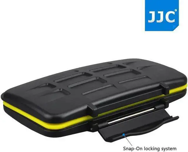 Alt view image 3 of 7 - WISDUM JJC MC-MSD16 Anti-shock Water-resistant Hard Holder Storage Camera Memory Card Case Protector For 16 PCS Micro SD Cards