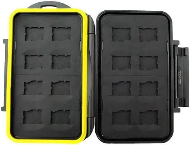 Alt view image 7 of 7 - WISDUM JJC MC-MSD16 Anti-shock Water-resistant Hard Holder Storage Camera Memory Card Case Protector For 16 PCS Micro SD Cards