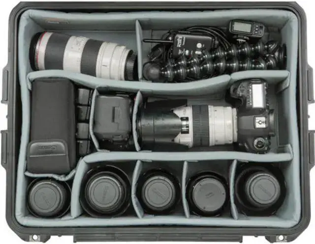 Main image of WISDUM SKB Cases 3i-2217-8DL iSeries Professional Camera Case, Black/Gray