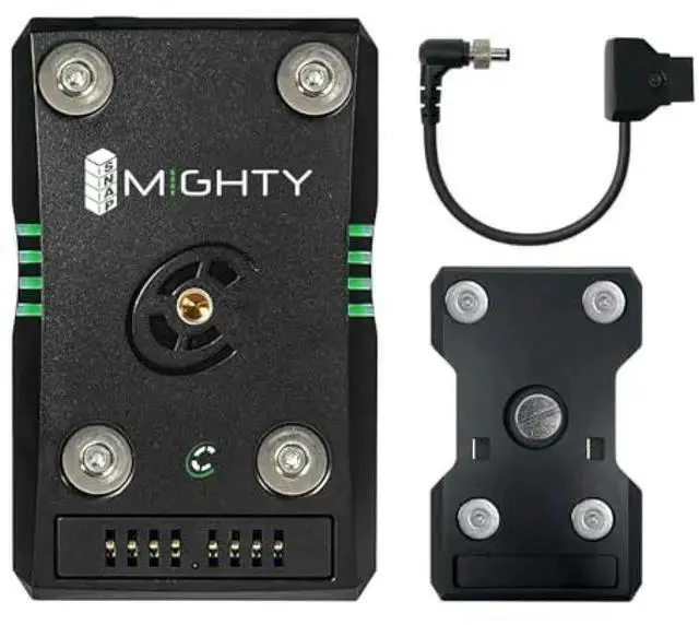 Alt view image 4 of 4 - WISDUM Blackmagic Design Camera ProDock Bundle with Core SWX SNAP Mighty-i 45Wh Stackable Battery Kit with Snap-QRL Plate & P-Tap to Locking DC Cable