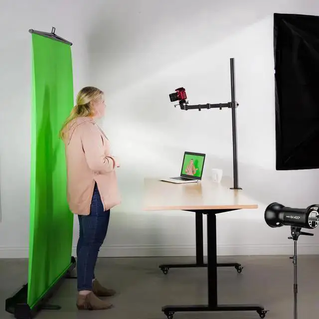 Alt view image 4 of 7 - WISDUM VIVO Universal Camera Adapter Designed for VESA Stands, Overhead Photos & Video