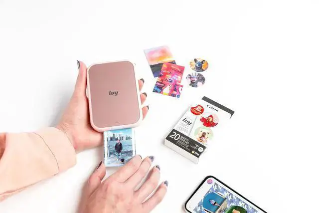Alt view image 2 of 6 - WISDUM IVY 2 Wireless Photo Printer Blush Pink 5452C017