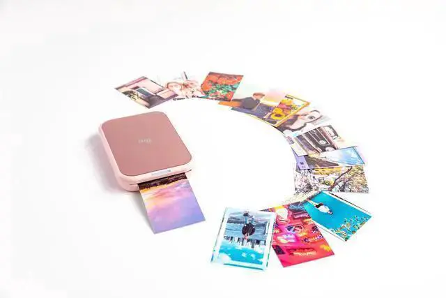 Alt view image 3 of 6 - WISDUM IVY 2 Wireless Photo Printer Blush Pink 5452C017