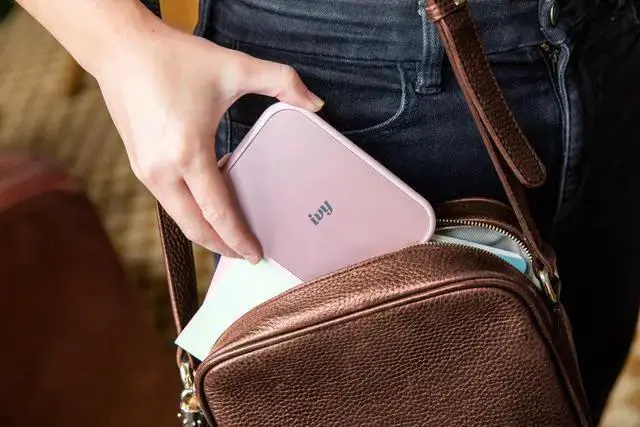 Alt view image 6 of 6 - WISDUM IVY 2 Wireless Photo Printer Blush Pink 5452C017