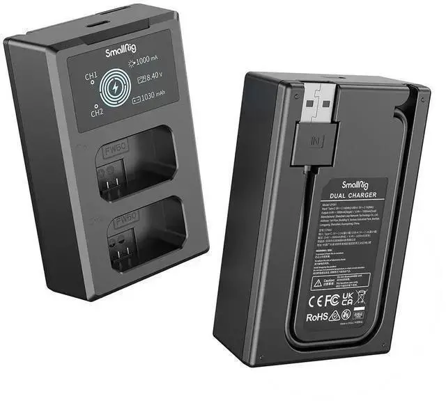 Alt view image 5 of 7 - WISDUM SmallRig Camera Battery and Charger Kit for NP-FW50 3818